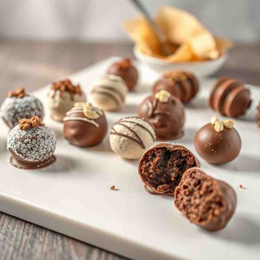 Easy No-Bake Chocolate Cake Truffles (Kartoshka Recipe)